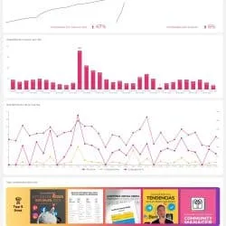 dashboard template instagram looker studio