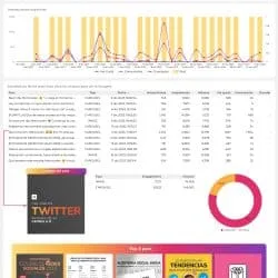 dashboard template instagram looker studio