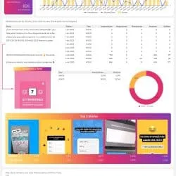 dashboard template instagram looker studio