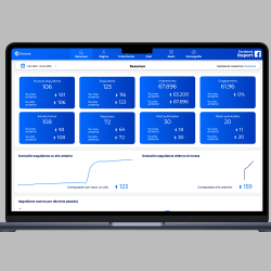 template facebook report looker studio metricool