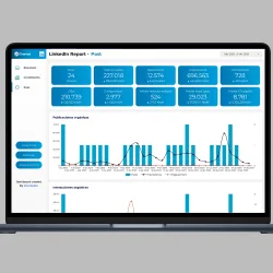looker studio linkedin report